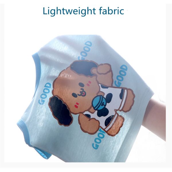 3M-9M Children's Summer Cotton Suit Girls' Shorts Clothes Boys' Sleeveless