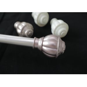 Quality No Drilling Plastic 10cmx28mm Curtain Rod Finials for sale