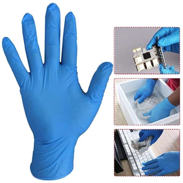 Anti Bacterial Virus Dentist Disposable Nitrile Gloves
