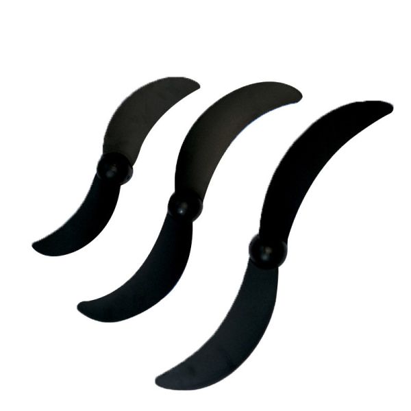 Chinese supplier custom made industrial Aluminium two fan blade for fan part