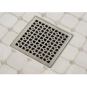 Anti Clogging Rectangular Floor Drain Grate Fast Drainage No Mechanical