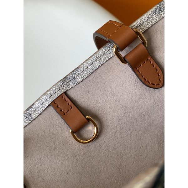 OEM floral Louis Vuitton Onthego Empreinte Silver Coated Canvas Tote Bag