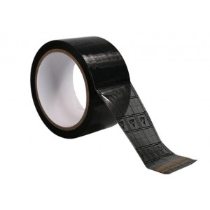 Black Brown Color Grid Polyimide ESD Anti Static Safety Tape For Electronic Packaging