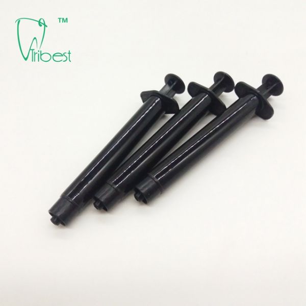 Black Dental 3ml Luer Lock Syringe Without Needle