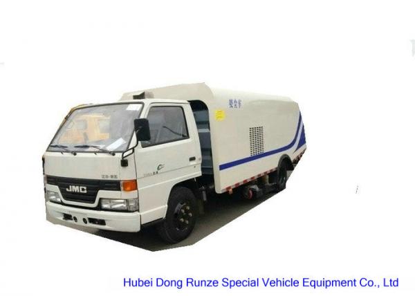 Buy JMC 4X2 Vacuum Road Sweeper Truck , Street Cleaner Truck With High Pressure Water at wholesale prices