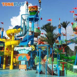 Quality Creative Village Splash Water Playground Outside Water Play Equipment for sale