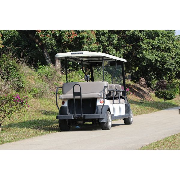 White 8+3 Seat Tourist Electric Sightseeing Shuttle Bus CE Approved