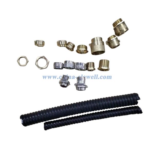 PVC Coated Metallic Electrical Pipe Galvanized Gi Stainless Steel Flexible Metal Conduit