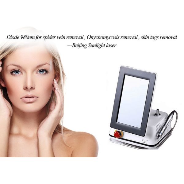 Handle Detachable Spider Vein Laser Machine , Portable Laser Vein Removal Machine