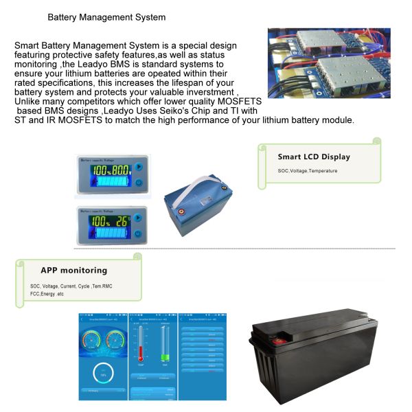 150Ah 12V Marine Lithium Battery Deep Cycles For Solar Off Grid Storage