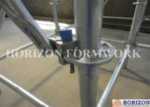 Quality Flexible Ringlock Scaffolding System , Wedge Lock Scaffolding High Stability for sale