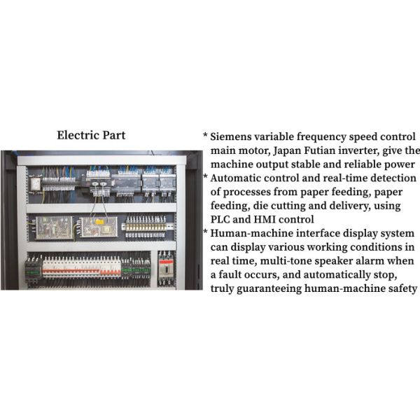 Feeding Automatic Die Cutting Machine Creasing Centreline System 1320X960mm Paper