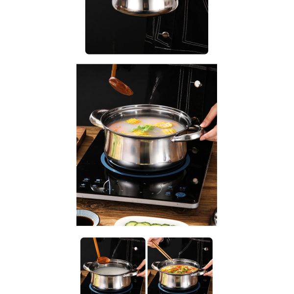 OEM/ODM 10 Piece Stainless Steel Cookingware Pot Set Cooking Pot Set Ollas Kitchen Ware Pot Cookware Sets