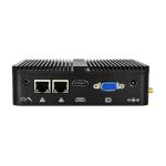 Celeron J4125 Fanless Mini PC 2 DB-9 RS232 COM 2 RJ45 LAN Mini Desktop Computer
