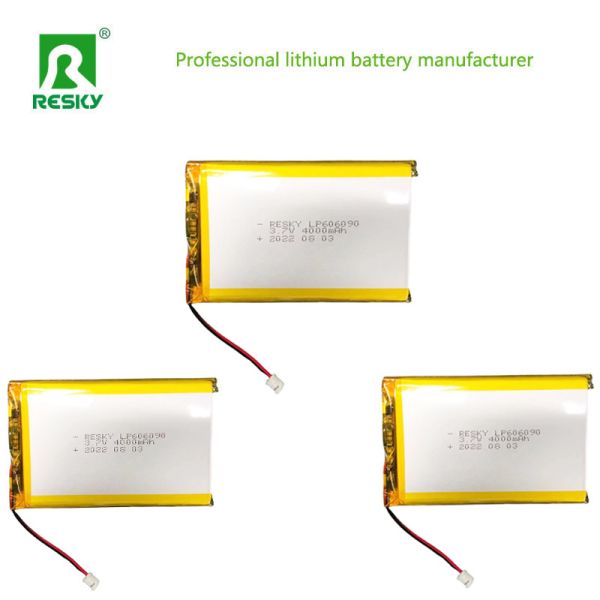 Rechargeable Lipo Batteries Lithium Ion Polymer Battery Cell 606090 3.7V 4000mAh