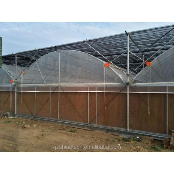 Water Evaporative Cooling Pad For Chicken Farm Hot Dip Galvanized Steel Aluminum Frame