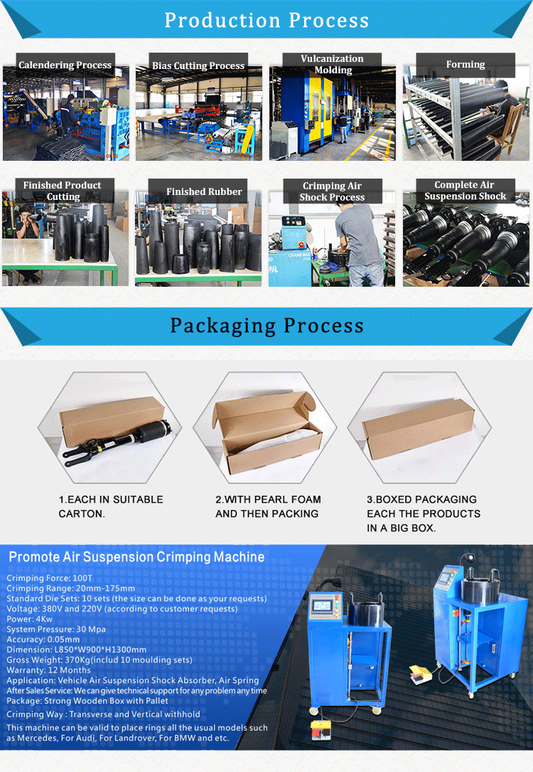 0.3kg Air Suspension Repair Kit , Mercedes Benz W166 Front Air Suspension Parts Dust Cover