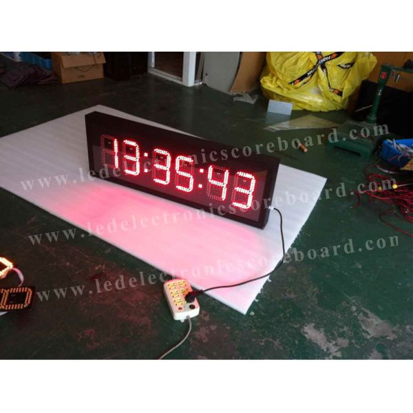 Double Sides LED Countdown Timer For Different Sports Game 88 / 88 / 88 Format