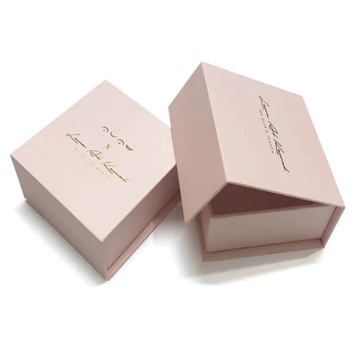 Flip Top Magnetic Jewelry Packaging Box Custom Size Accepted