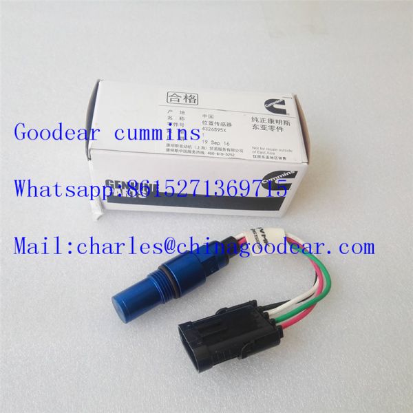 Chongqing qsx15 diesel engine crankshaft position sensor 4326595