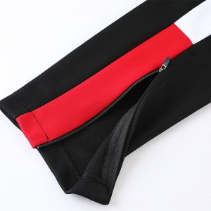 Twill Jacquard Mens Football Tracksuits 100% Polyester Soccer Training Suit