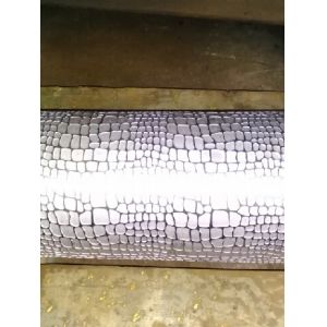 Quality Flower Pattern PU / PVC / Synthetic Leather Knurled Rollers , Engraving Rolls for sale