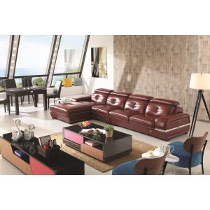 Quality luxury modern living room modern sectional leather sofa furniture for sale