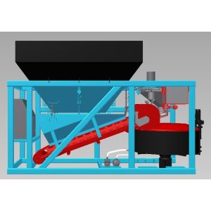 Quality Fast Moving Small Concrete Batch Plant 26m³ Container Cement Silos for sale