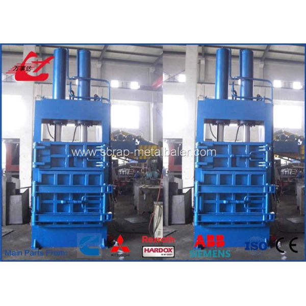 100 Ton Hydraulic Scrap Shredded Paper Baler Vertical Baling Press Machine