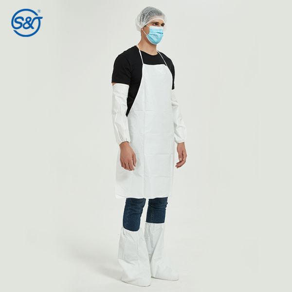 Sterile SMS Disposable hospital Isolation Gown Surgical Gown With Rib Cuff AAMI Level 3