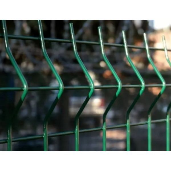 3D Curved Welded Wire Mesh Fence For Outdoor Garden PVC Coated