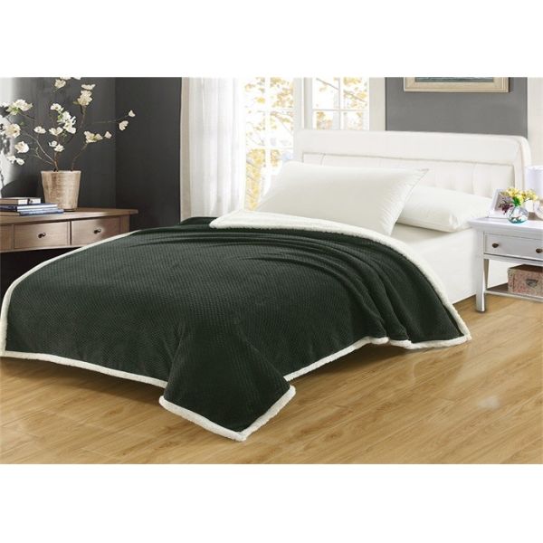 Customized Colors Coral Personalised Fleece Blanket For Home Beds And Chairs