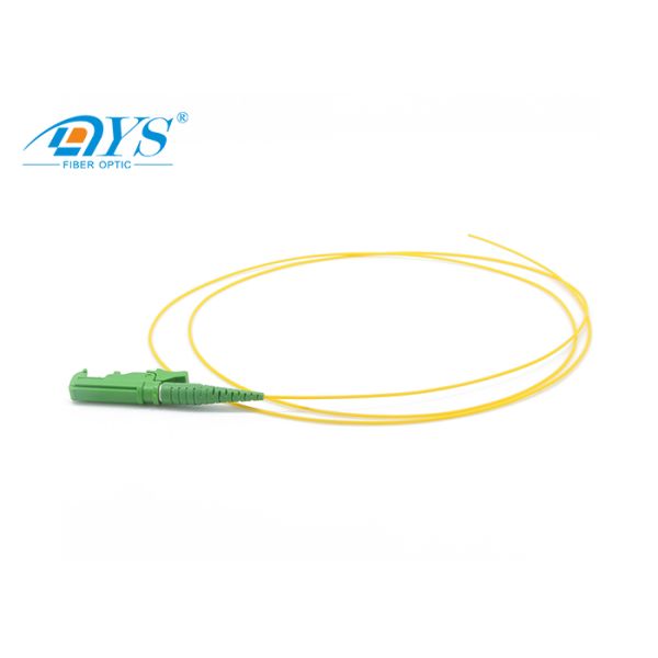 FTTH G652D E2000 APC Fiber Optic Pigtail Spring Loaded Shutter