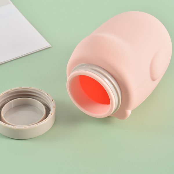 Mini Silicone Hot Water Bottle with Cover Microwave Baby Water Bottles