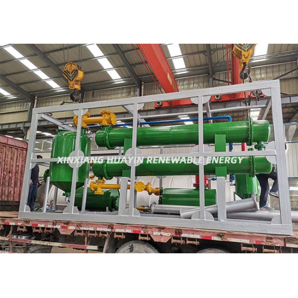 1 Ton Small Pyrolysis Machine CE ISO Waste Tyre Refinery To Oil
