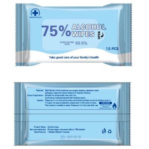 China Anti Virus Sterilized Wet Wipes Disposable Medical Grade Disinfectant Wipes on sale