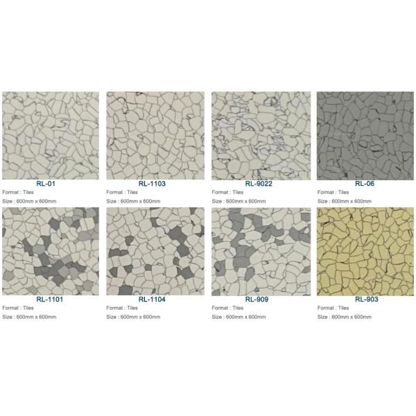 Relle Conductive PVC Raised Floor Plain Texture Anti Static Vinyl Floor