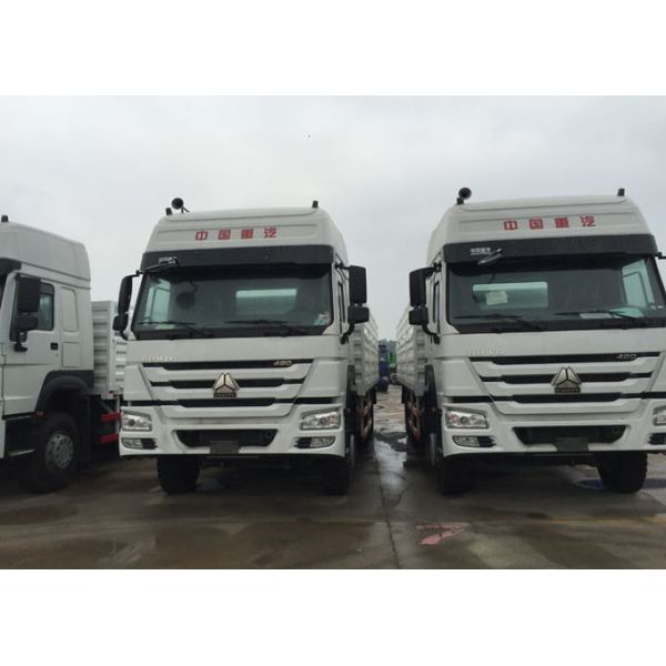 Euro2 Left Hand Drive Flatbed Cargo Truck With 8000mm Length Bed