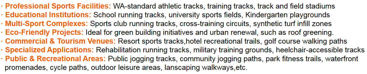 14mm Quick-Install Recycled Rubber Roll for Outdoor Running Tracks