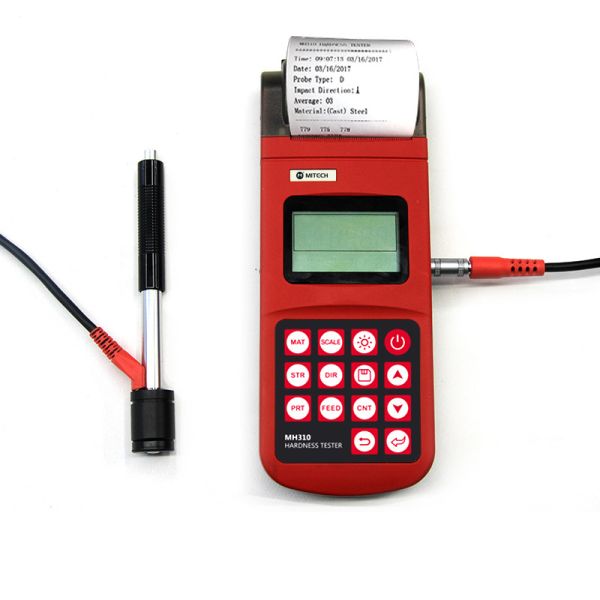 Portable Digital Leeb Hardness Tester with Mini-printer for Metal Testing