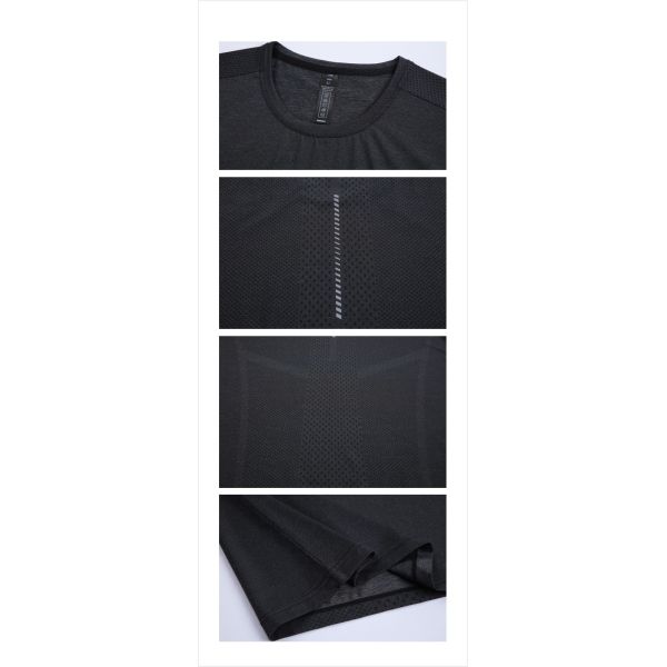 Quick Drying Sports T Shirt Ice Silk Short Sleeve S Fitness Clothes