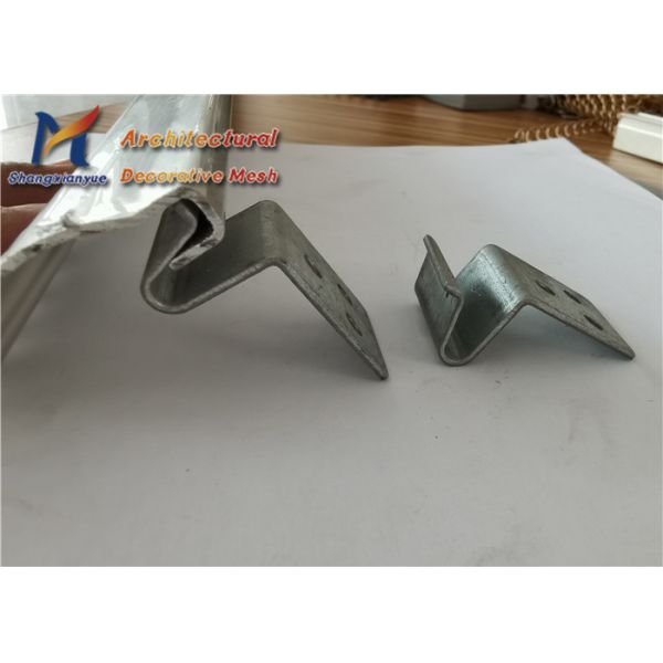 Beauty Salon Bendable Aluminum Chain Curtains 1.6mm Chain Link Fly Screen