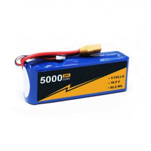 Quality Safe High Rate 5s 5000mah Lipo Battery 18.5V 25C 50C Lipo Battery for sale