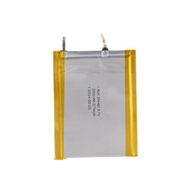 3.7V Rechargeable 25mah 80mah 200mah 1mm Thickness Small Curved Slim Mini Ultra Thin Lipo Polymery Battery