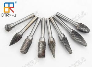 Quality BMR TOOLS L type Taper Shape tungsten carbide burrs cutter double cut rotary files for sale