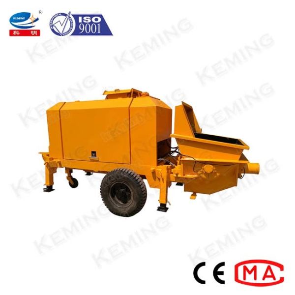 Full Hydraulic 30m3/H 65mm Pipe Concrete Mixer Pump CE