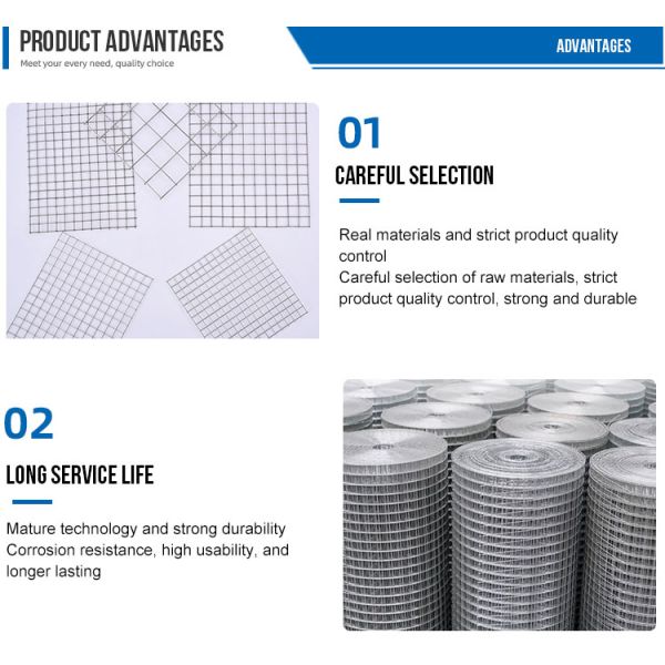 1mm-30mm PVC Coated Welded Wire Mesh Fence Panel For Garden Wall Building