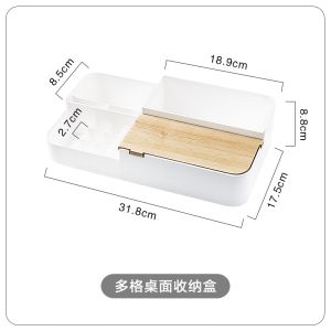 Empty Resin Plastic Tissue Box Wooden Tissue Box Cover Rectangular