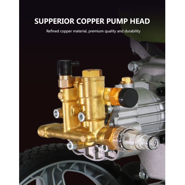 Gasoline 0.5MPa 211cc High Pressure Car Wash Machine,211cc, 4 strokes, gasoline powered induction motor