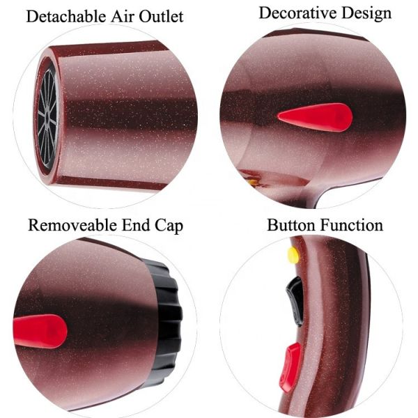 Commercial Professional Ionic Salon Hair Dryer For Salon Barber Travel